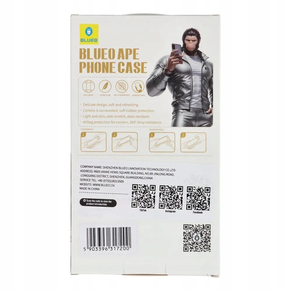 blueo-ape-phone-case-apple-iphone-16-szary
