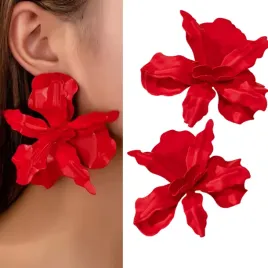 kolczyki-czerwone-kwiatowe-duze-kwiatki-mat-na-wesele-komunie-impreze-wow
