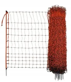 siatka-elektryczna-dla-drobiu-50m-x-106cm-szpic-pomaranczowy-kerbl