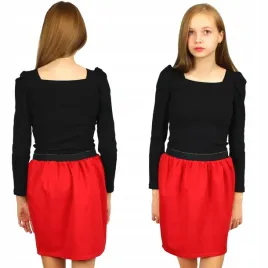 spodniczka-czerwona-mini-elegancka-codzienna-wygodna-bawelna-134