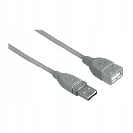 kabel-hama-00045040-usb-a-gniazdo-usb-a-wtyk-szary-3-m