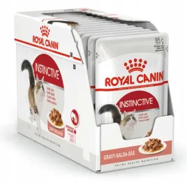 royal-canin-instinctive-w-sosie-12x85g-koty-dorosle-wybredne