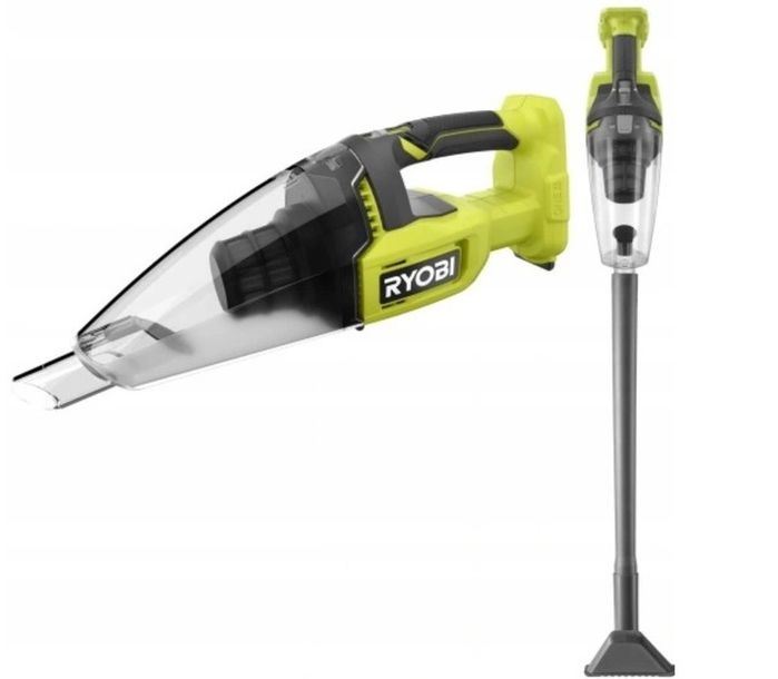 ﻿RYOBI ODKURZACZ akumulatorowy RHV18F-0 RĘCZNY 18V ONE+ KOŃCÓKA DO PODLÓG