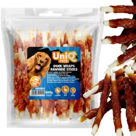 przysmak-przekaska-dla-psa-kaczka-na-patyku-wolowym-uniq-pets-500g