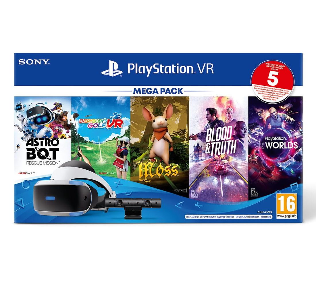 PS4 VR Mega Pack 3 + camera + 5 Gier – 19644935 - ERLI.pl