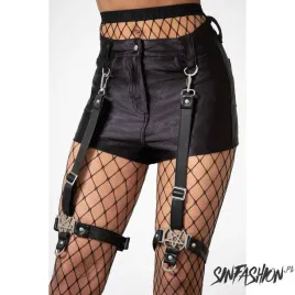 spodenki-killstar-hardliner-garter-shorts