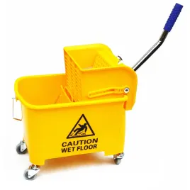 Zdjęcie produktu Cleanpro - Wózek Kentucky jednowiaderkowy z wyciskarką - 20 l