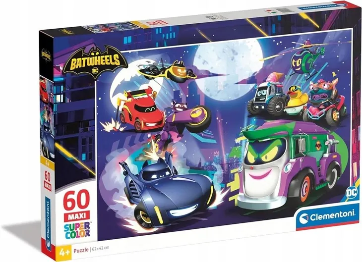 puzzle-60-maxi-super-kolor-batwheels