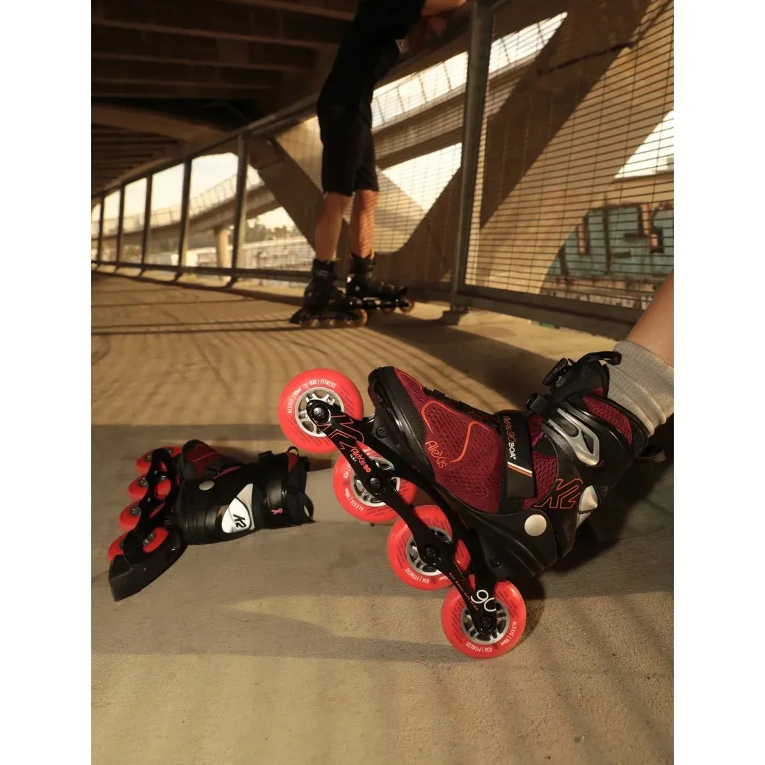 rolki-k2-alexis-90-boa-40-stan-nowy