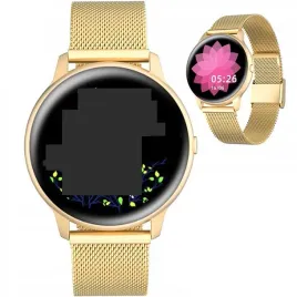 smartwatch-inteligenty-zegarek-damski-zloty-okragla-koperta