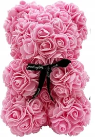 rozowy-mis-ze-sztucznych-kwiatow-prezenty-dla-zony-mamy-dziewczyny-24cm