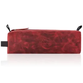 skorzana-kosmetyczka-piornik-ze-skory-naturalnej-czerwona