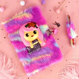 pamietnik-zamykany-na-klodke-z-syrenka-notes-pluszowya5-96-stron-dlugopis