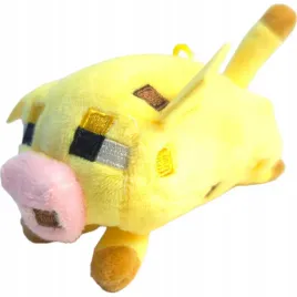 minecraft-pluszowy-breloczek-maskotka-zolta-swinia-11cm