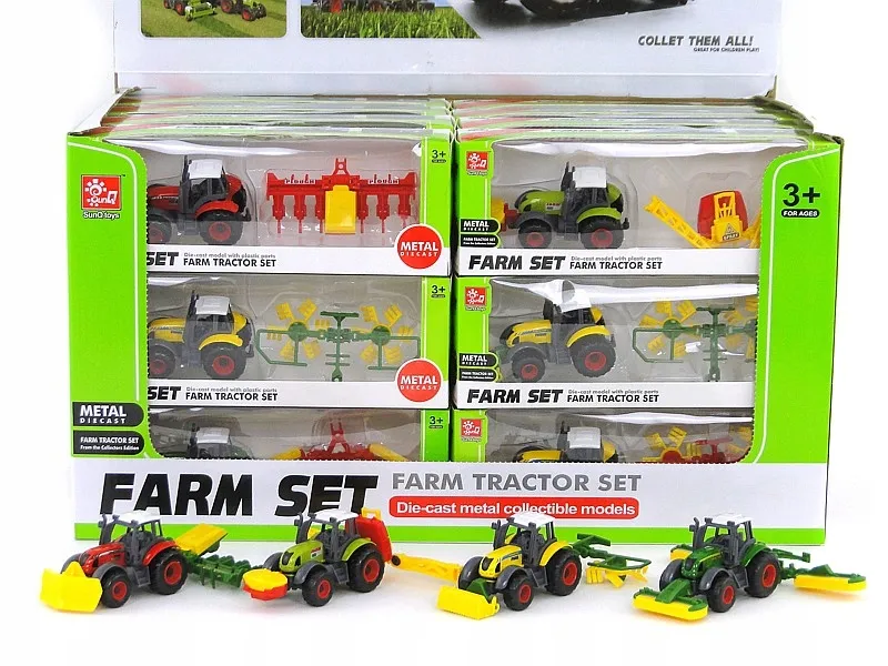 traktor-z-przyczepa-metalowy-stan-nowy
