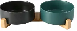 miski-ceramiczne-dla-psa-kota-z-podstawka-bambusowa-2x-400ml