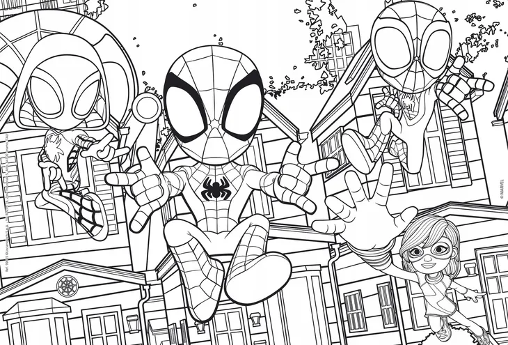 puzzle-dwustronne-plus-spidey-it-s-a-team-kod-producenta-32433