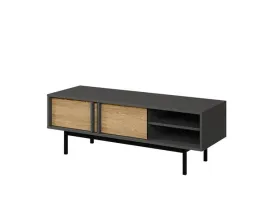 szafka-rtv-alsy-10-szerokosc-123-cm-antracyt-dab-olejowany-dwudrzwiowa