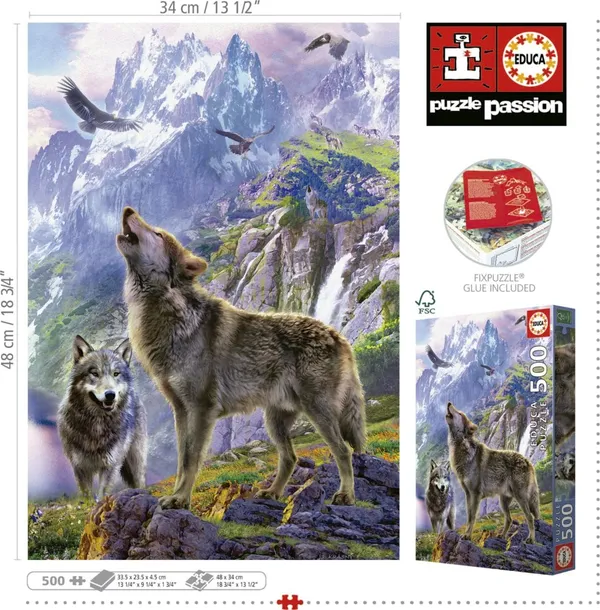puzzle-500-wilki-w-gorach-marka-educa