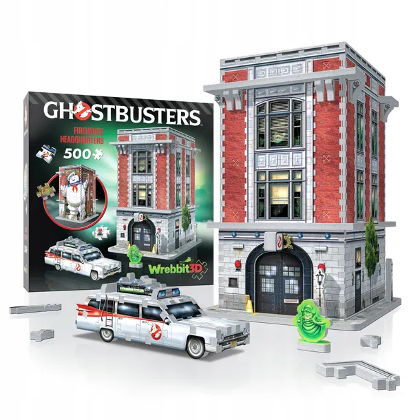 wrebbit-puzzle-3d-500el-ghostbusters-firehouse-kolekcja-brak-informacji