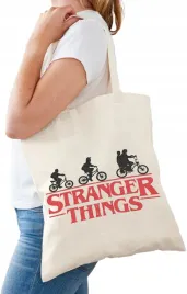 bawelniana-torba-na-zakupy-ecru-nadruk-wzory-stranger-things