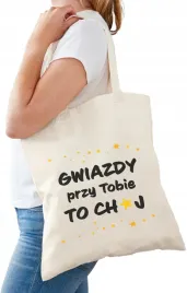 bawelniana-torba-na-zakupy-ecru-nadruk-wzory-gwiazdy-przy-tobie-to