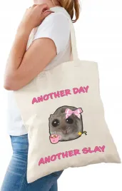 bawelniana-torba-na-zakupy-ecru-nadruk-wzory-another-day-another-slay
