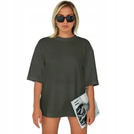 koszulka-damska-t-shirt-oversize-bawelna-luzna-krotka-sukienka-mini-m