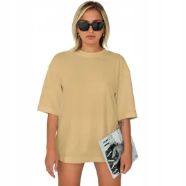 koszulka-damska-t-shirt-oversize-bawelna-luzna-krotka-sukienka-mini-m