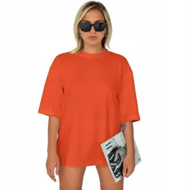 koszulka-damska-t-shirt-oversize-bawelna-luzna-krotka-sukienka-mini-xl