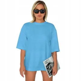 koszulka-damska-t-shirt-oversize-bawelna-luzna-krotka-sukienka-mini-xl