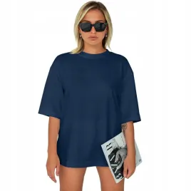 koszulka-damska-t-shirt-oversize-bawelna-luzna-krotka-sukienka-mini-xl