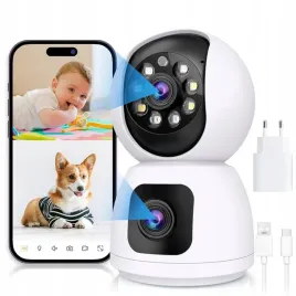 kamera-monitorujaca-biala-24g-wifi-ptz-2-obiektywy-2mp