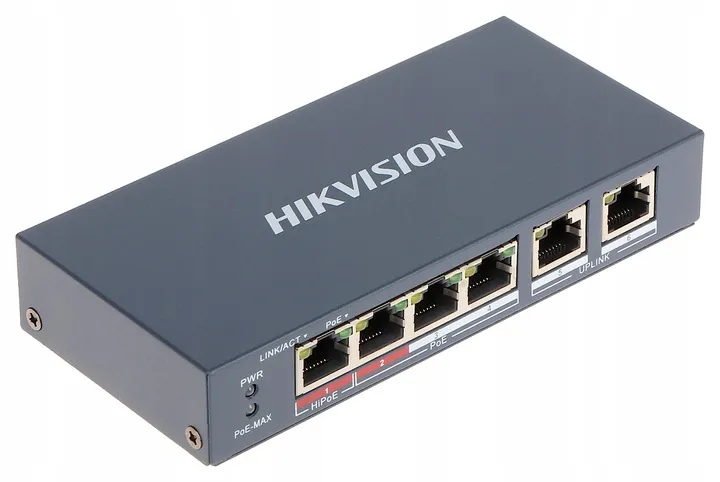 switch-hikvision-ds-3e0106p-e-m-6-portow-szary-stan-opakowania-oryginalne-stan-nowy