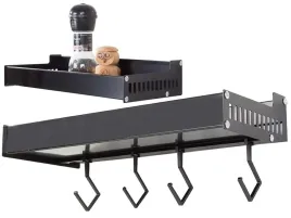 polka-alumiowa-malowana-proszkowo-czarna-z-haczykami