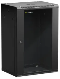 szafa-wiszaca-rack-19-18u-450mm-netrack-f-line-czarna-drzwi-szklane