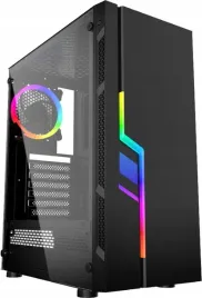 czarna-obudowa-gamingowa-kolorowe-podswietlenie-wentylator-rgb-okno-atx