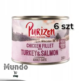 mokra-karma-dla-kota-purizon-kurczak-z-indyk-i-losos-w-zestawie-6-x-200-g