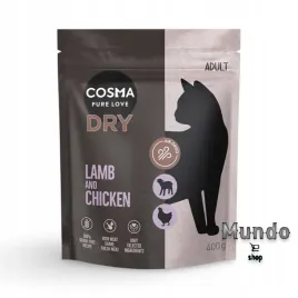 sucha-bezzbozowa-karma-dla-kota-cosma-dry-jagniecina-i-kurczak-400-g