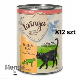 mokra-karma-feringa-classic-smak-kaczka-i-cielecina-400g-12-szt