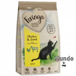 sucha-karma-feringa-adult-duo-dla-kota-smak-kurczak-z-jagniecina-400-g