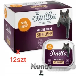 mokra-karma-smilla-sterilised-w-tackach-smak-czysty-indyk-100g-12-szt