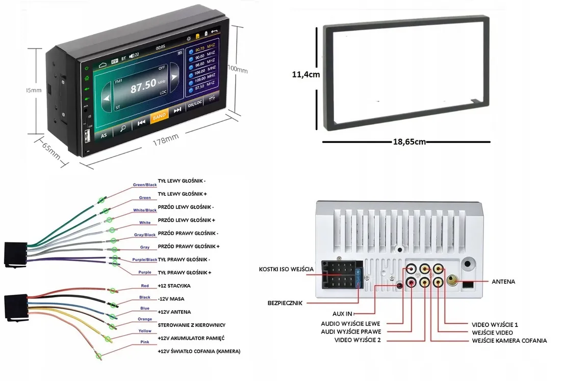 radio-2-din-android-auto-carplay-usb-micro-sd-aux-stan-nowy