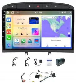 radio-nawigacja-android-peugeot-308-408-carplay-6gb-128gb