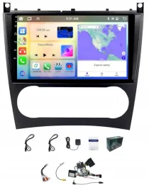 radio-nawigacja-android-mercedes-w203-w209-carplay-6gb-128gb