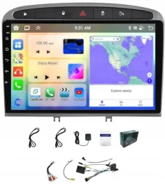 radio-nawigacja-carplay-peugeot-308-408-wifi-android-4gb-64gb