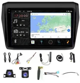 radio-nawigacja-android-suzuki-swift-2017-2022-wifi-carplay-usb-6-128gb-sim