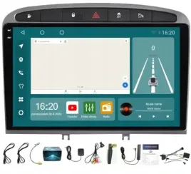 radio-nawigacja-peugeot-308-408-carplay-android-auto-8-256gb-sim