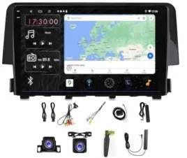radio-nawigacja-gps-honda-civic-x-2015-21-carplay-android-auto-4gb-64gb-sim