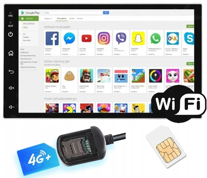 radio-gps-2din-android-usb-rds-carplay-8-256gb-sim-stan-nowy-marka-inna